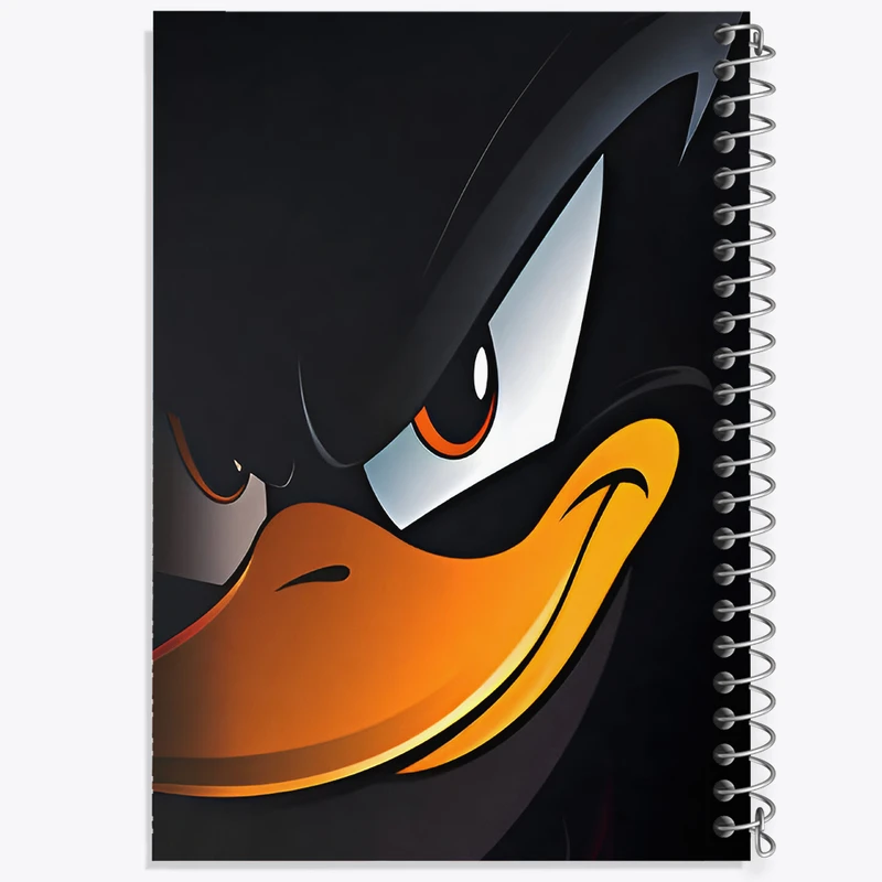 دفتر شطرنجی 50 برگ خندالو طرح دافی داک (Daffy Duck) کد F8137