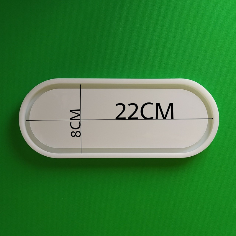 قالب رزین مدل بیضی لبه دار کد 8.22