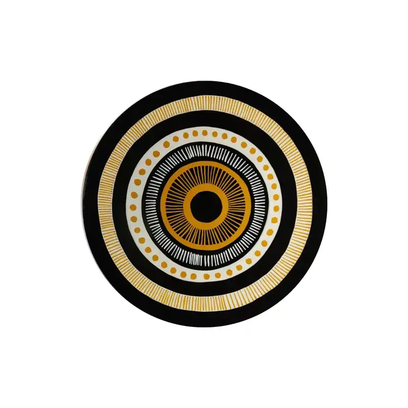 بشقاب دیوارکوب سفالی طرح چشم نظر کد 40