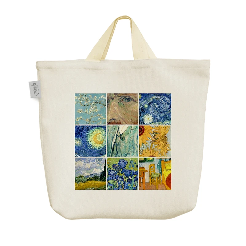 ساک خرید خندالو مدل ونسان ونگوگ کد H1967