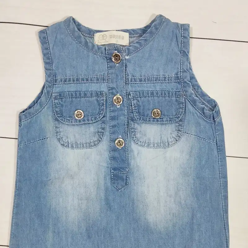 سارافون نوزادی مدل سه دکمه