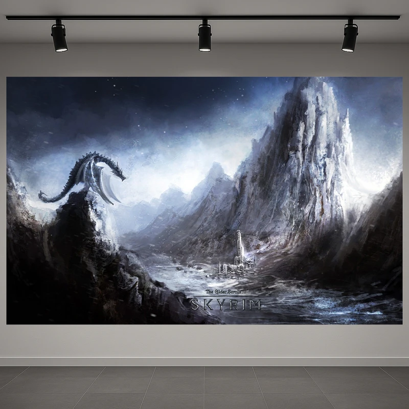 تابلو بوم طرح گیم مدل the elder scrolls کد PD1311201
