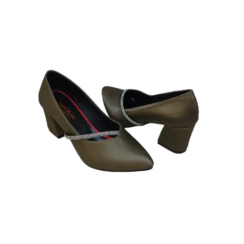 کفش زنانه مدل ZPO 16 CHR رنگ زیتونی