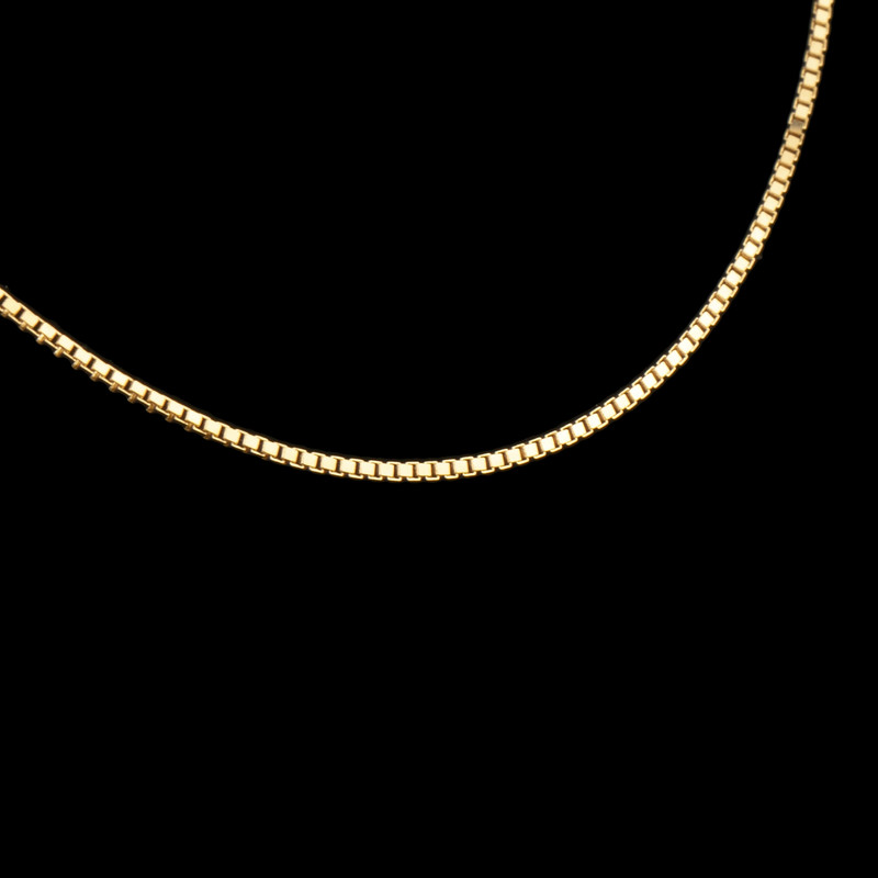 زنجیر طلا 18 عیار زنانه گلدم طرح ونیزی مدل PE-3070009