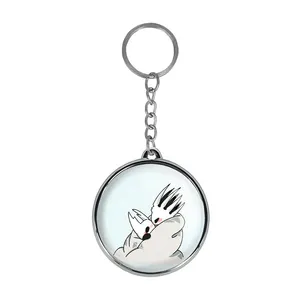 جاکلیدی خندالو طرح بازی هالو نایت (Hollow Knight) مدل دوطرفه کد 3293832939