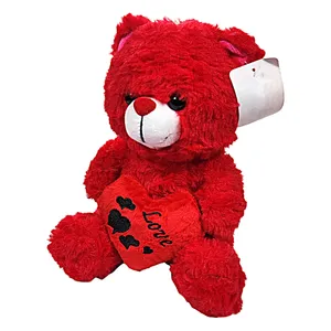 عروسک مدل خرس قلب به دست ارتفاع 27 سانتی متر