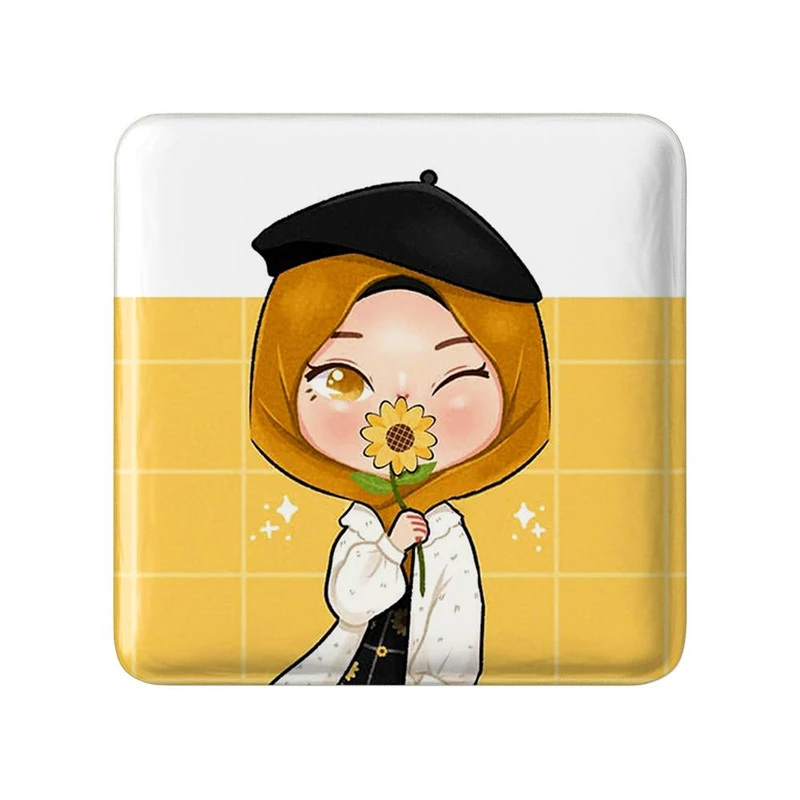 مگنت خندالو مدل دخترانه باحجاب کد 25984