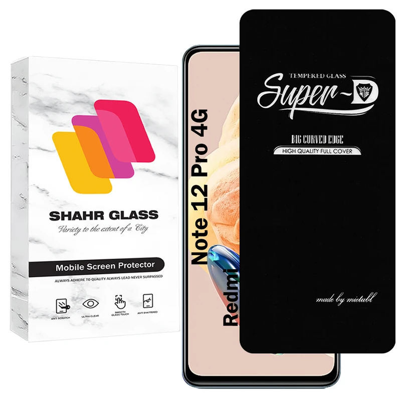 محافظ صفحه نمایش شهر گلس مدل SUPERDNSH مناسب برای گوشی موبایل شیائومی Redmi Note 12 Pro 4G