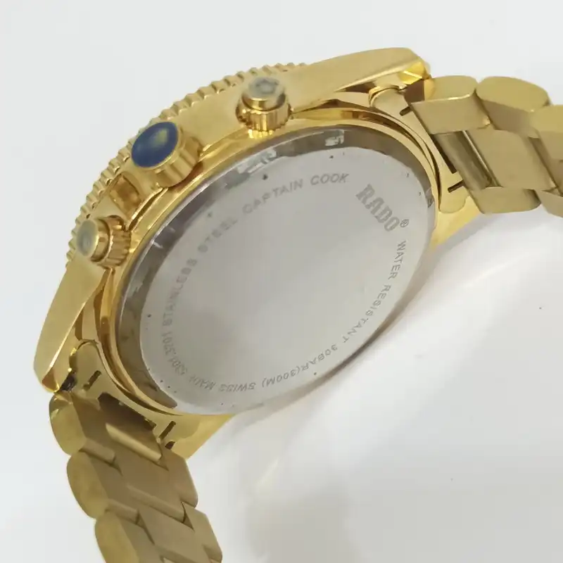 ساعت مچی عقربهای مردانه مدل سه موتور فعال شیشه غواصی