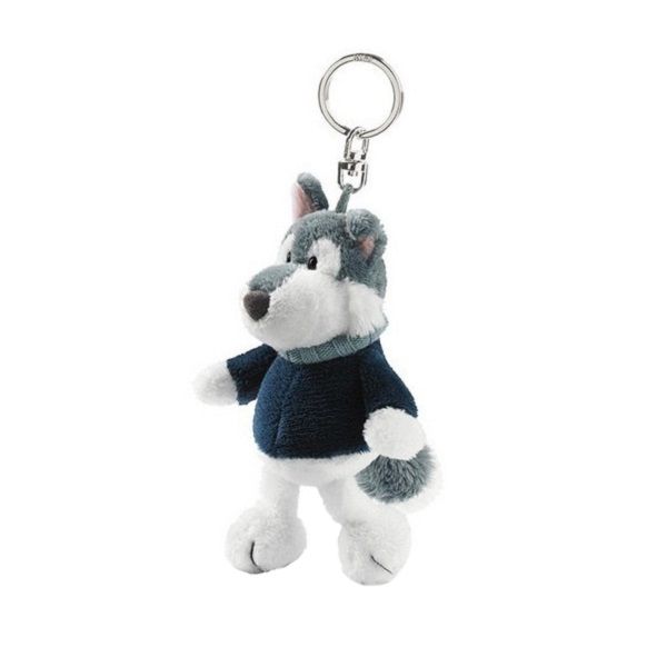 آویز عروسکی نیکی طرح سگ هاسکی مدل Huskey Boy Keyring -  - 1