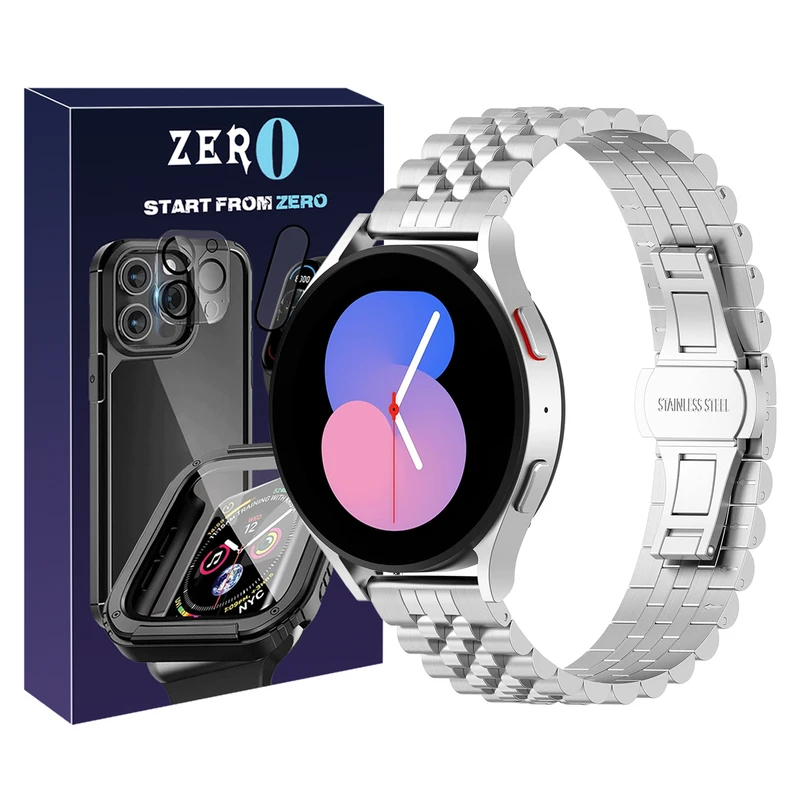 بند زیرو مدل 5Row ZR مناسب برای ساعت هوشمند سامسونگ Galaxy Watch 4 44mm / 5 44mm / 6 44mm / 7 44mm