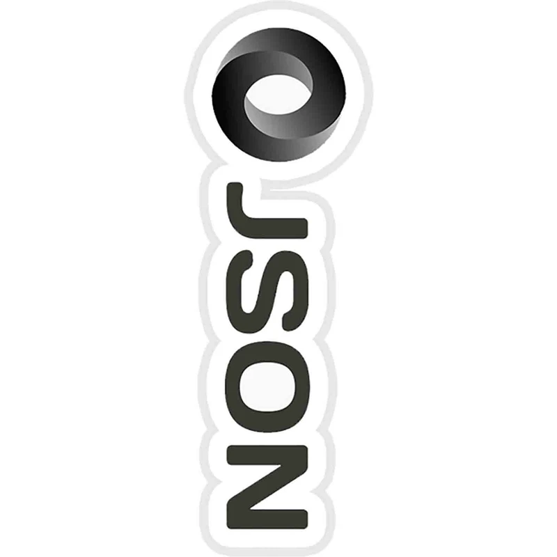 استیکر لپ تاپ طرح json javascript کد ST1038