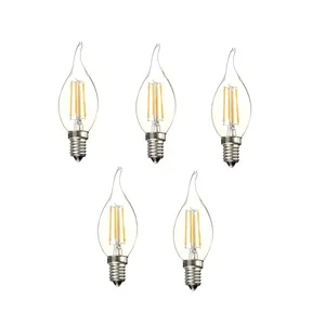 لامپ فیلامنتی 8 وات مدل اشکی 1405 پایه E14 بسته 5 عددی