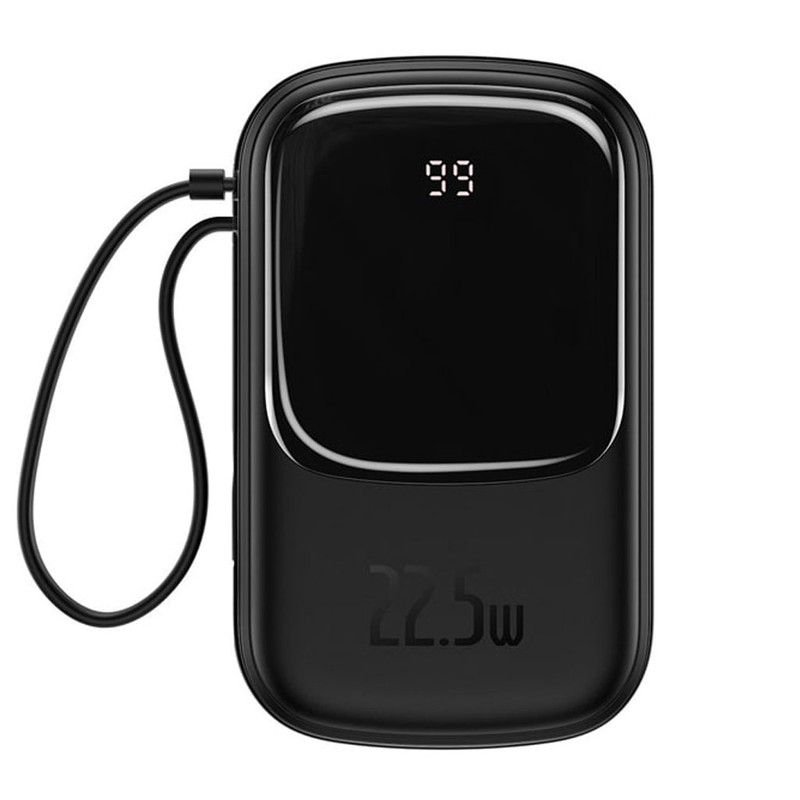 پاوربانک 22.5 وات  باسئوس مدل Qpow Digital Display ظرفیت 20000 میلی آمپر ساعت