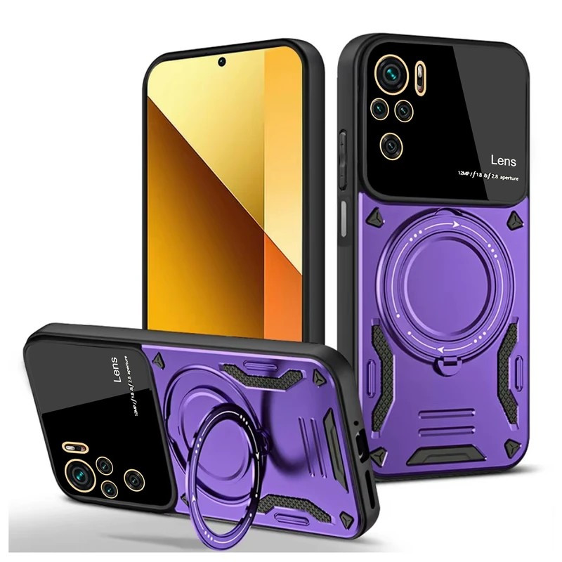 کاور گاردتک مدل Hybrid Armor مناسب برای گوشی موبایل شیائومی Poco M5S/Redmi Note 10/Redmi Note 10S همراه با بند آویز