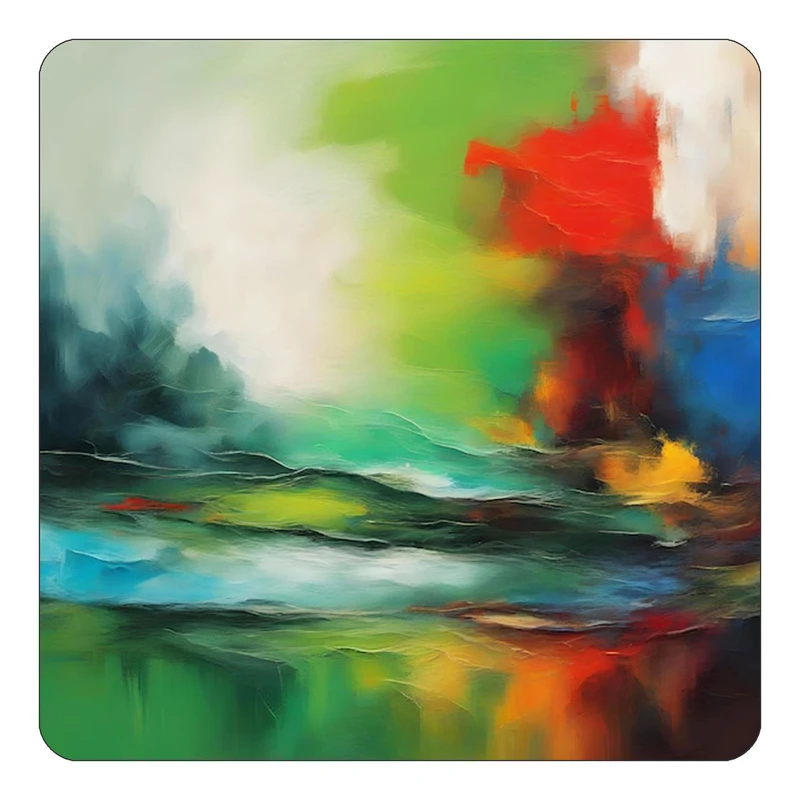 مگنت کاکتی طرح نقاشی رنگ روغن مدل mp69363