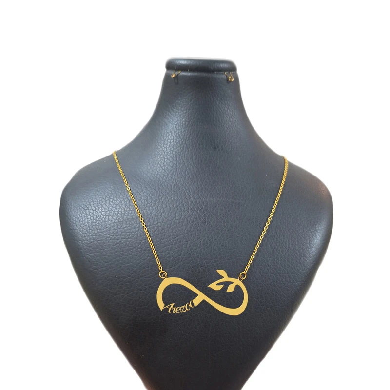 گردنبند زنانه هایکا مدل اسم آرزو کد d.ha 14