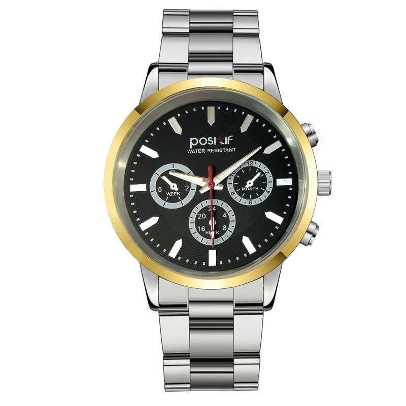 ساعت مچی عقربه‌ای مردانه مدل سه موتور کد pos-m1