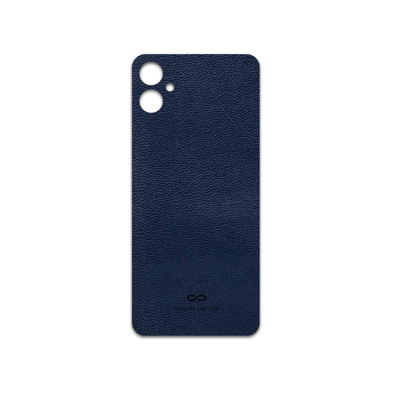 برچسب پوششی ماهوت مدل Deep-Blue-Leather مناسب برای گوشی موبایل سامسونگ Galaxy A05