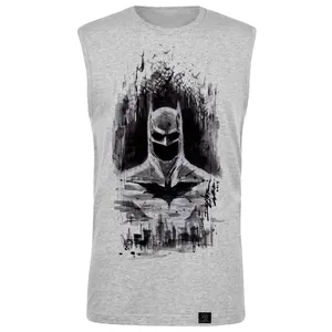 تاپ مردانه 27 مدل batman کد P23 رنگ طوسی