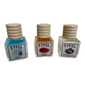 خوشبوکننده هوا خودرو ایفل مدل کارامل و نارگیل و کول واتر کد Caramel-Coconut-Cool Water حجم 10 میلی‌ لیتر بسته 3 عددی