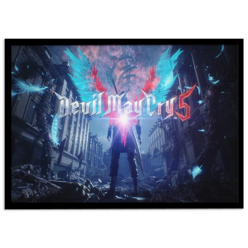 تابلو نوری بکلیت مدل طرح بازی گیمنت Devil May Cry مدل چراغدار B-s1396