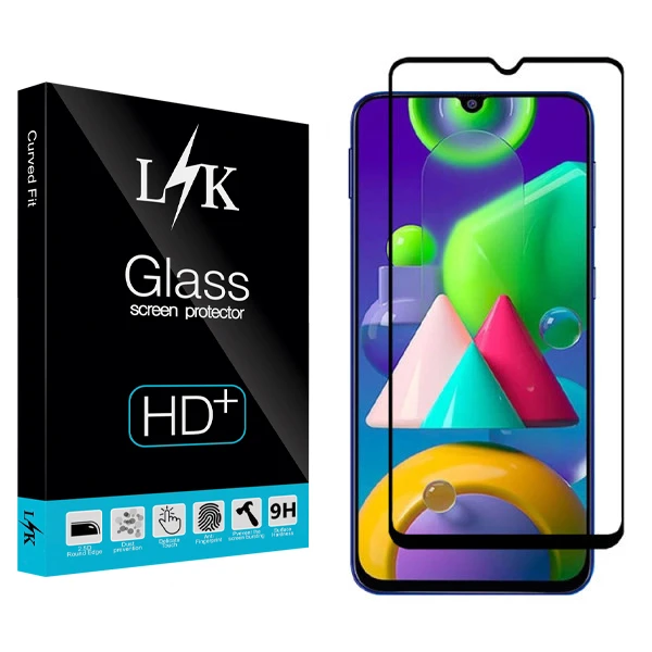 محافظ صفحه نمایش ال کی مدل +LITE مناسب برای گوشی موبایل سامسونگ Galaxy M21