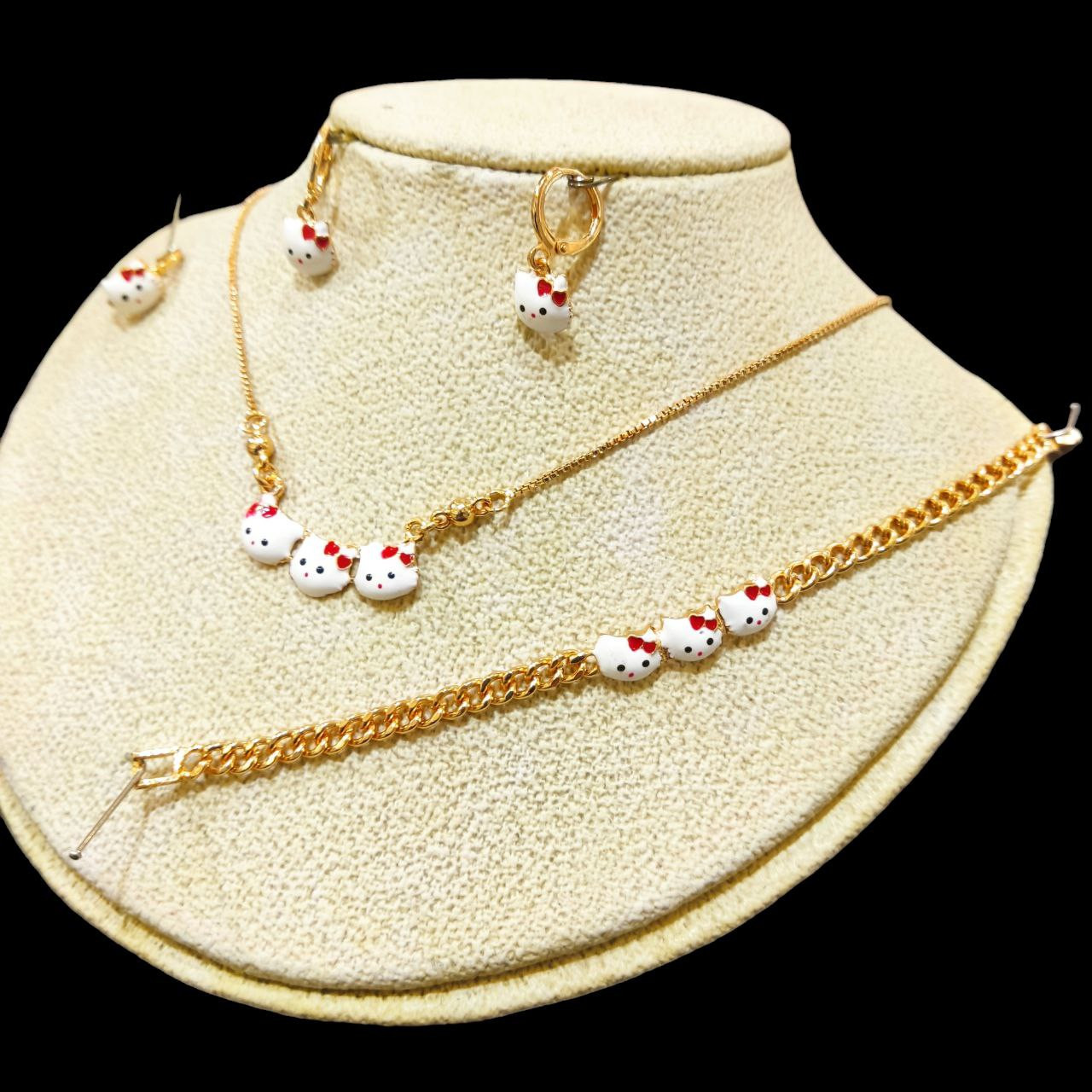 ست دخترانه مدل گربه کیتی کد 02 ست دخترانه مدل گربه کیتی کد 02