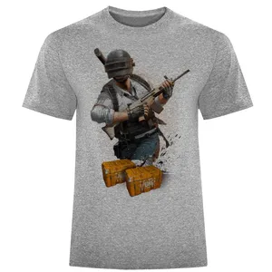 تیشرت آستین کوتاه مردانه مدل پابجی W669