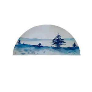   پادری مدل نیم دایره طرح درخت کد 9296 سایز 90×45 سانتی متر