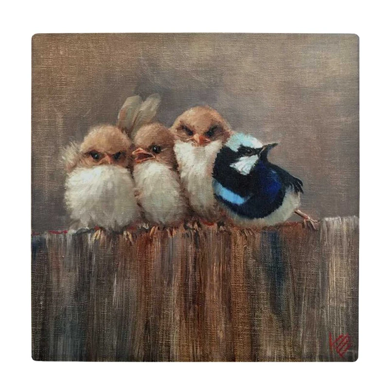 زیر لیوانی طرح پرندگان کد    3612334_1495