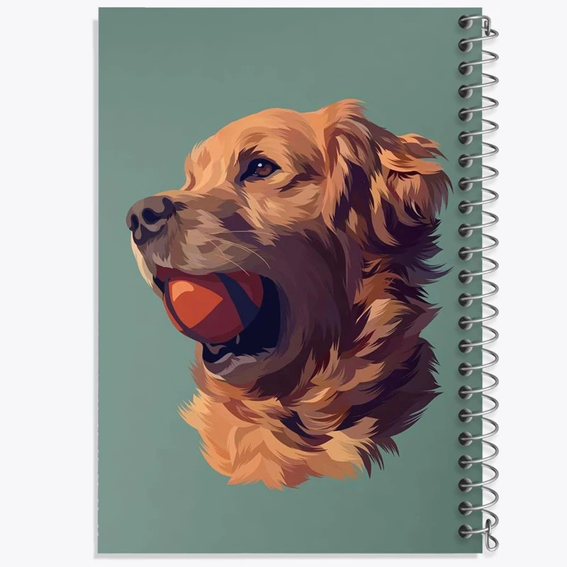 دفتر شطرنجی 50 برگ خندالو طرح سگ کد 28267