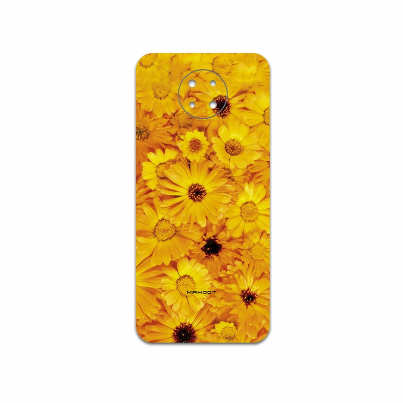 برچسب پوششی ماهوت مدل Yellow-Flower مناسب برای گوشی موبایل نوکیا G10