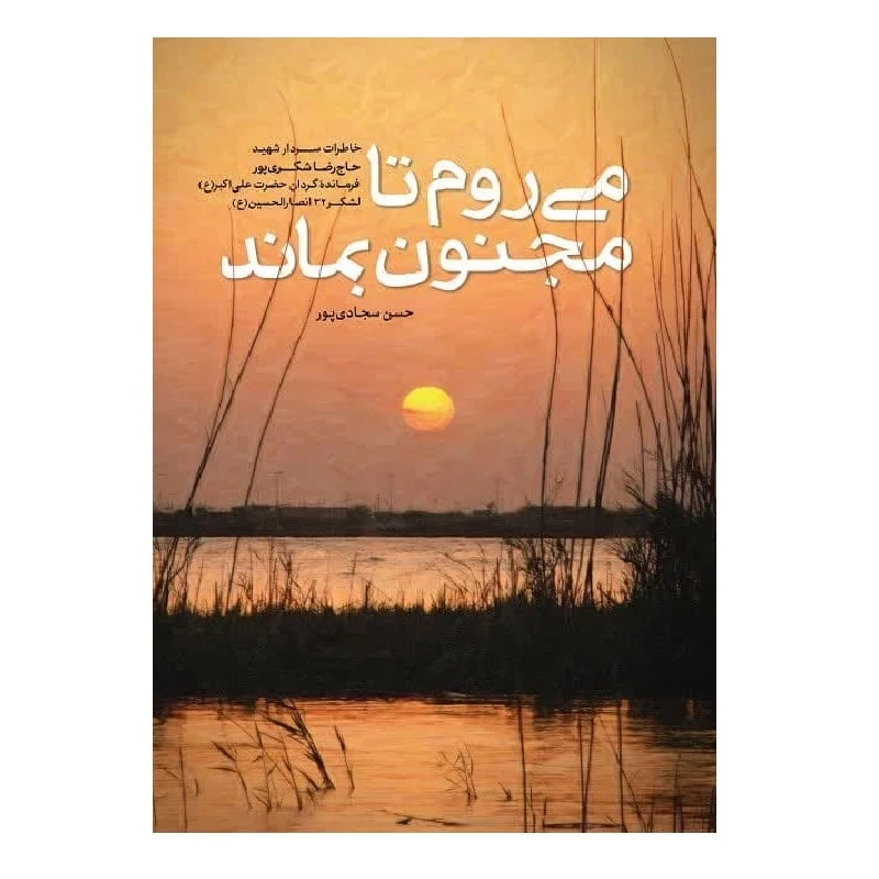 کتاب می‌ روم تا مجنون بماند؛ خاطرات سردار شهید حاج رضا شکری پور اثر حسن سجادی پور انتشارات شهید کاظمی