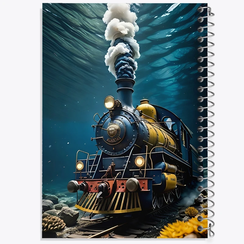 دفتر لیست خرید 50 برگ خندالو طرح قطار کد F5195