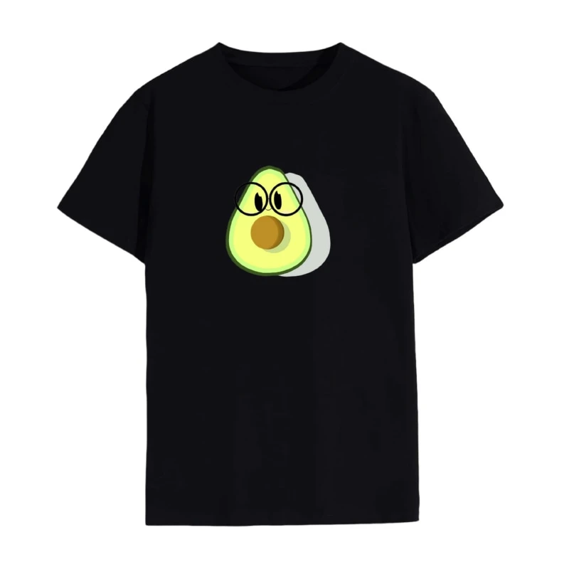 تی شرت لانگ زنانه مدل آووکادو عینکی