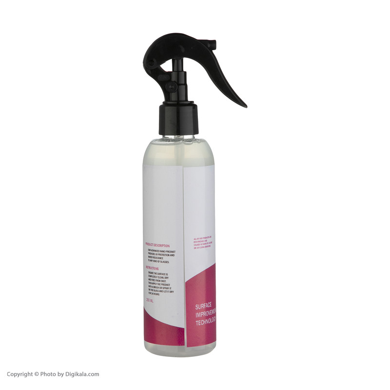 اسپری نانو سرامیک و فوق آبگریز شیشه و سطوح سخت ساختمانی ماورو مدل ALL-LEVELS حجم 250 میلی لیتر بسته 6 عددی