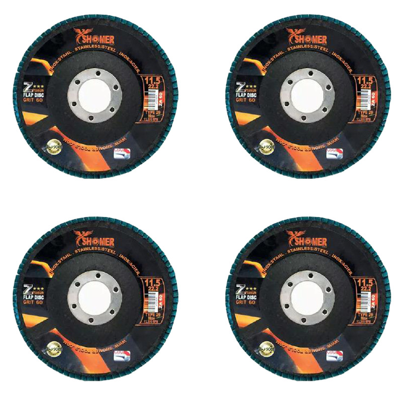 سنباده فلاپ دیسک شومر مدل P40 کد 11.5 بسته 4 عددی سنباده فلاپ دیسک شومر مدل P40 کد 11.5 بسته 4 عددی