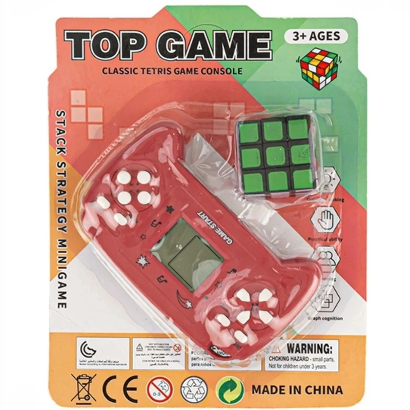 بازی فکری آتاری دستی به همراه مکعب روبیک مدل R20