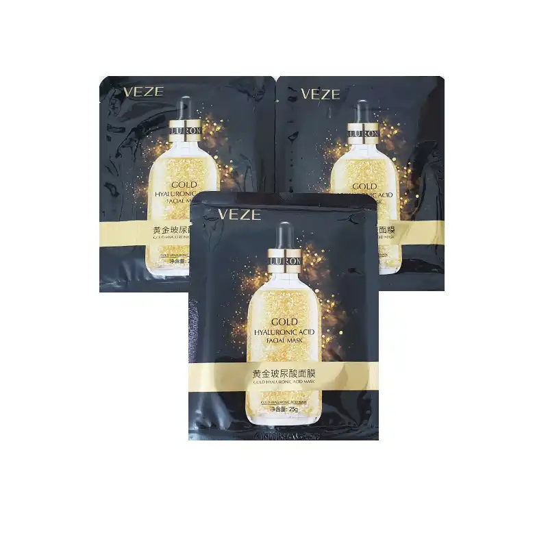 ماسک صورت وزه مدل طلا وزن 25 گرم مجموعه 3 عددی