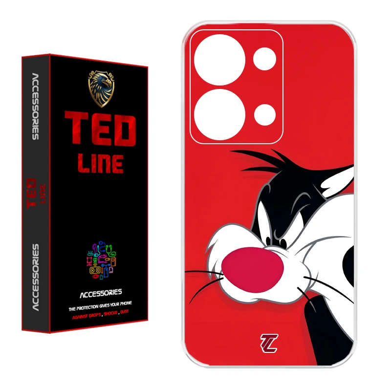کاور تدلاین طرح کارتون سیلوستر کد 1221 مناسب برای گوشی موبایل شیائومی Redmi Note 13 Pro 4G / Poco M6 Pro
