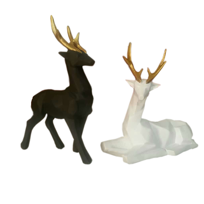 مجسمه طرح گوزن مدل 4050 مجموعه دو عددی