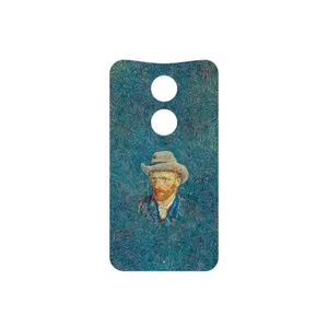 MAHOOT Self portrait with a gray felt hat Cover Sticker for Motorola Moto X 2014