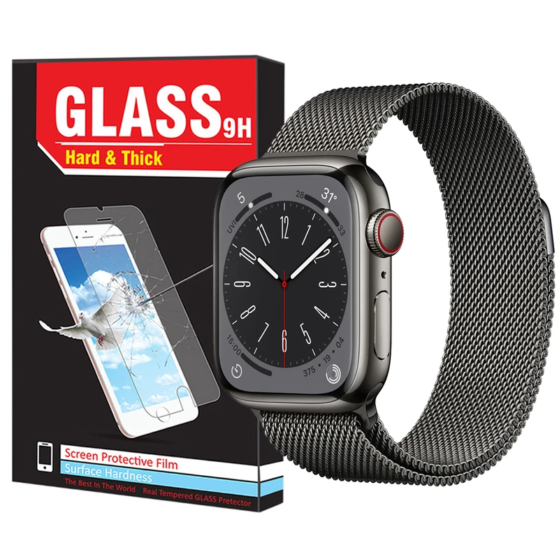 بند هارد اند تیک مدل Milanese مناسب برای اپل واچ 42/44/45/49 میلی متری