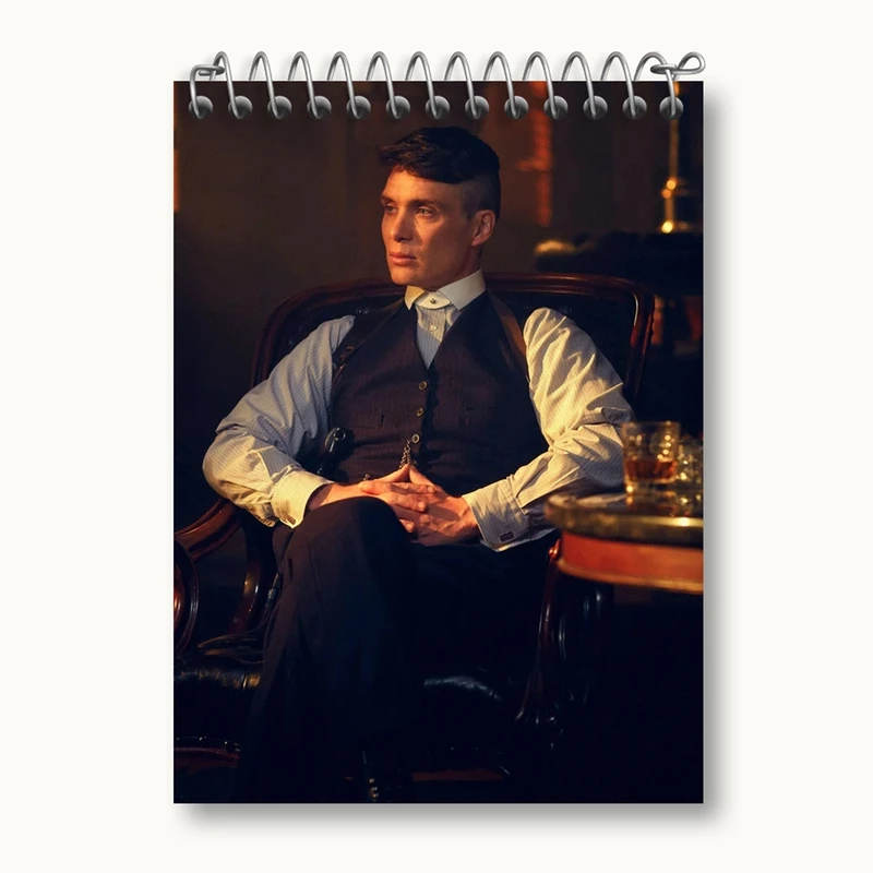 دفتر یادداشت 50 برگ خندالو مدل سریال پیکی بلایندرز Peaky Blinders کد 3203