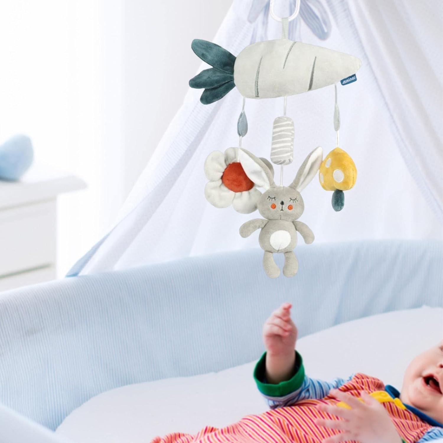 آویز کریر کودک مدل هویجی و خرگوشی