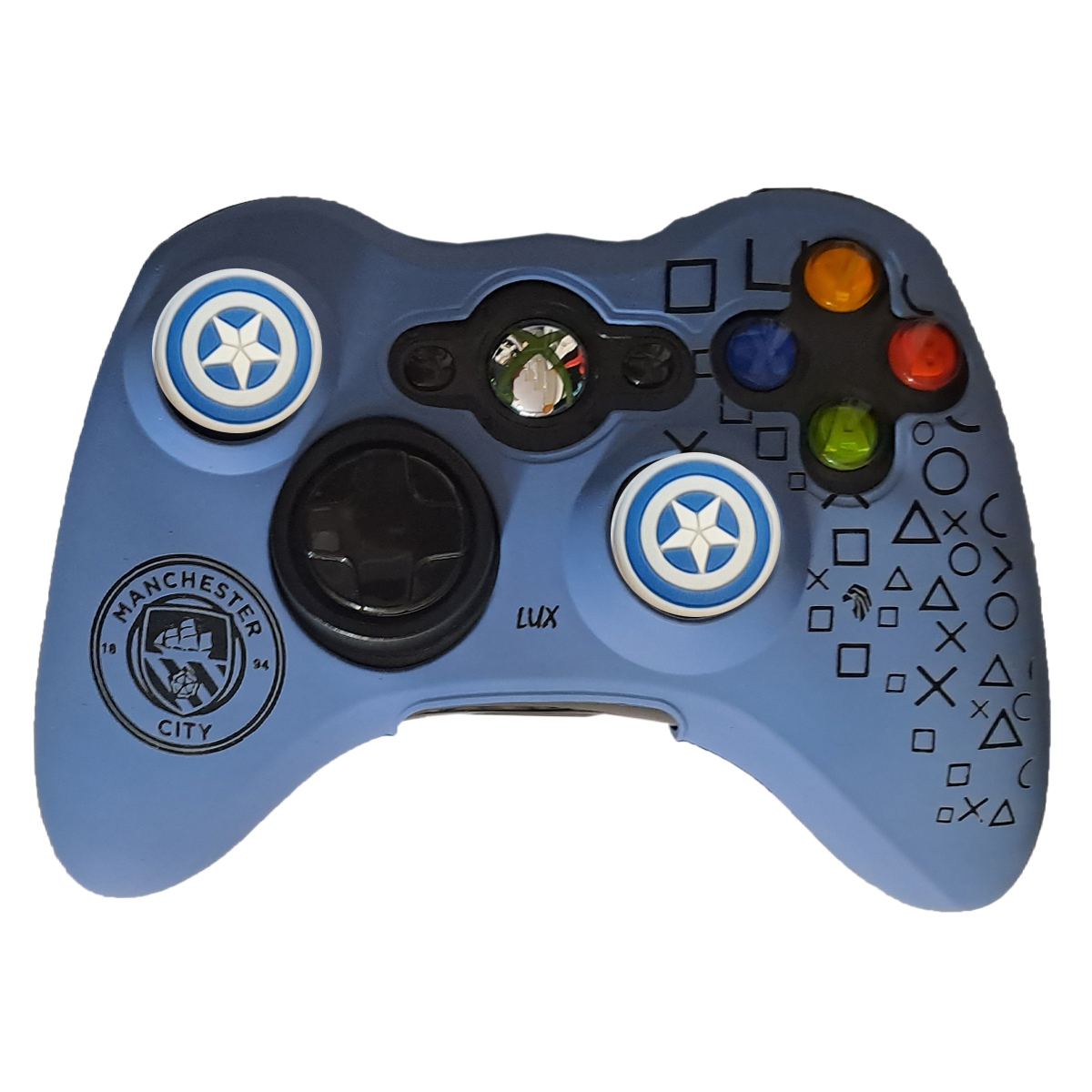 محافظ دسته ایکس باکس 360 مدل MANCHESTER CITY به همراه روکش آنالوگ