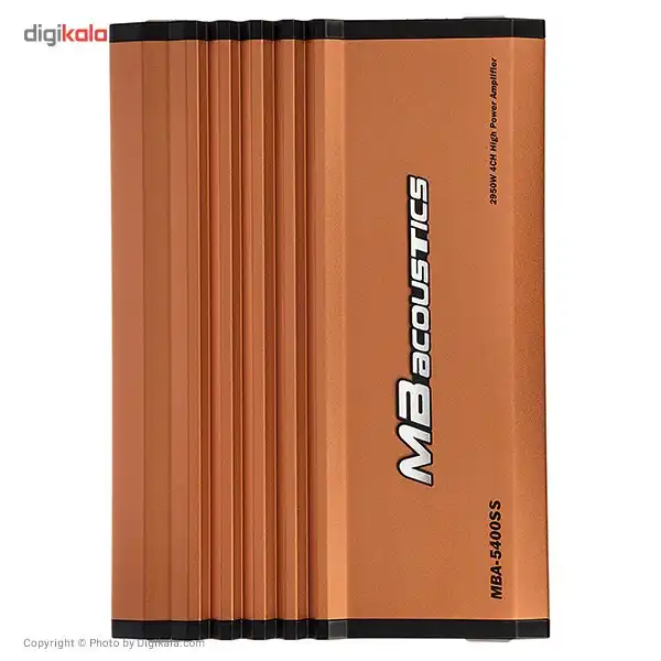 آمپلی فایر خودرو ام بی آکوستیکس مدل MBA-5400SS