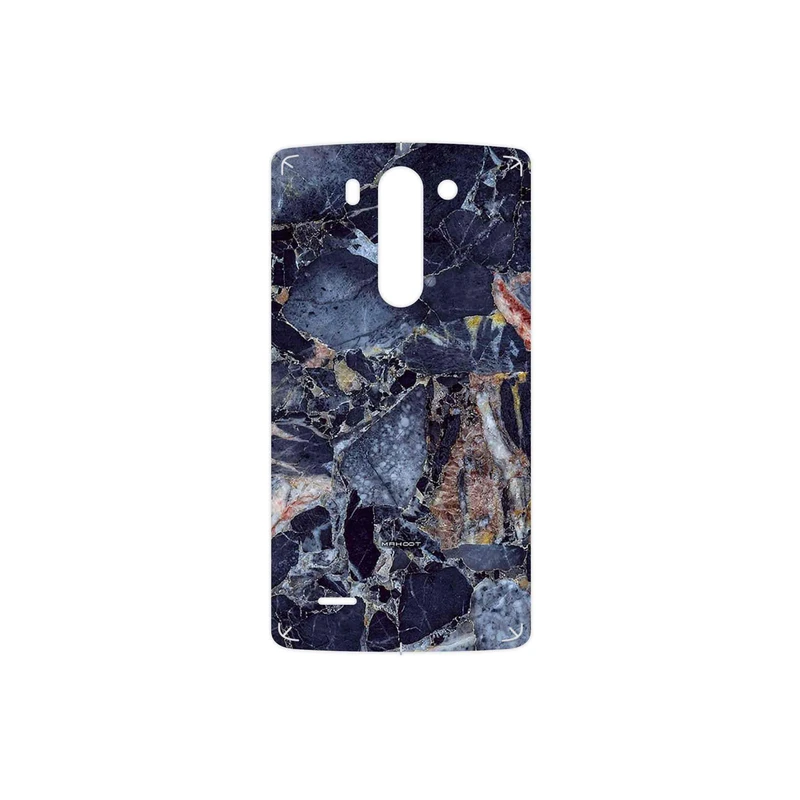 برچسب پوششی ماهوت مدل Broken black marble مناسب برای گوشی موبایل ال جی G3 Beat