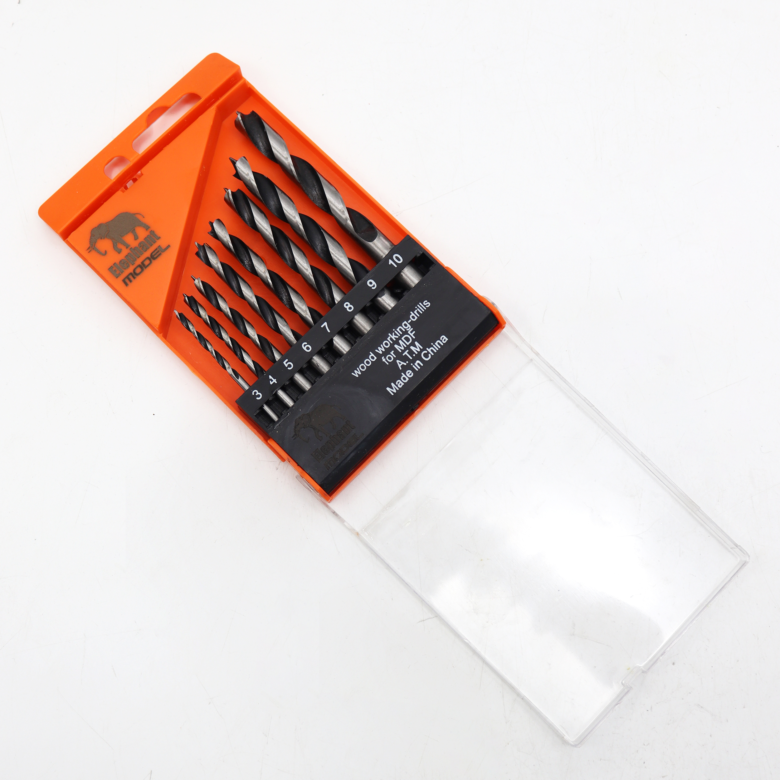 مته چوب مدل الفنت کد YP-08 سایز 3-10 میلیمتر مجموعه 8 عددی